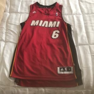 Old Lebron James Miami Jersey